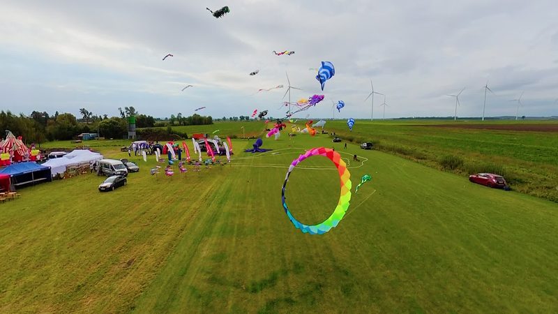 A frame from the film “Kites over the Polders”