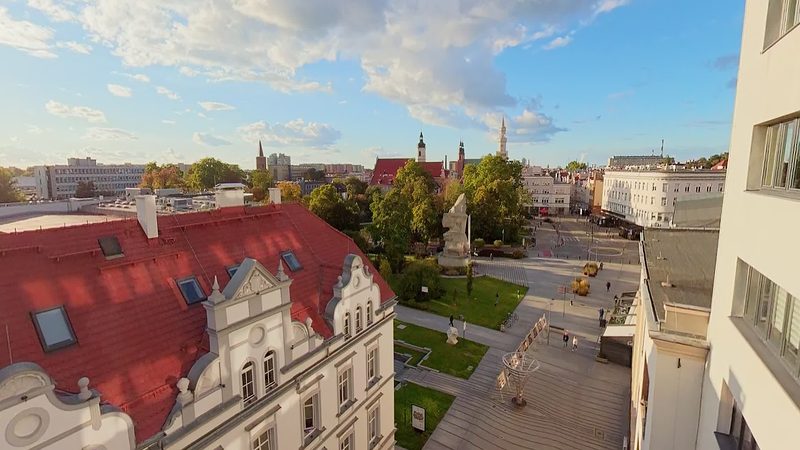 A frame from the film “The Town That Kept Its Polish Voice”